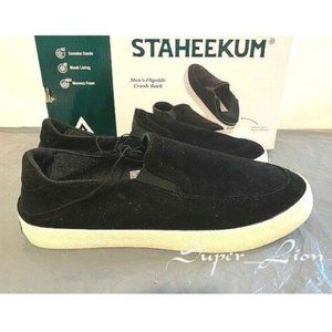 NEW Staheekum Men's Memory Foam Flipside Suede Slip-On Shoes